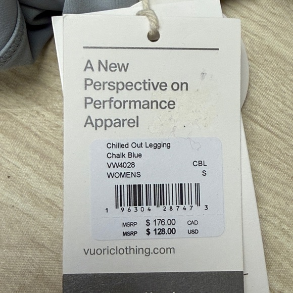 VUORI CHILLED PUT LEGGING CHALK BLUE - S - Picture 5 of 5